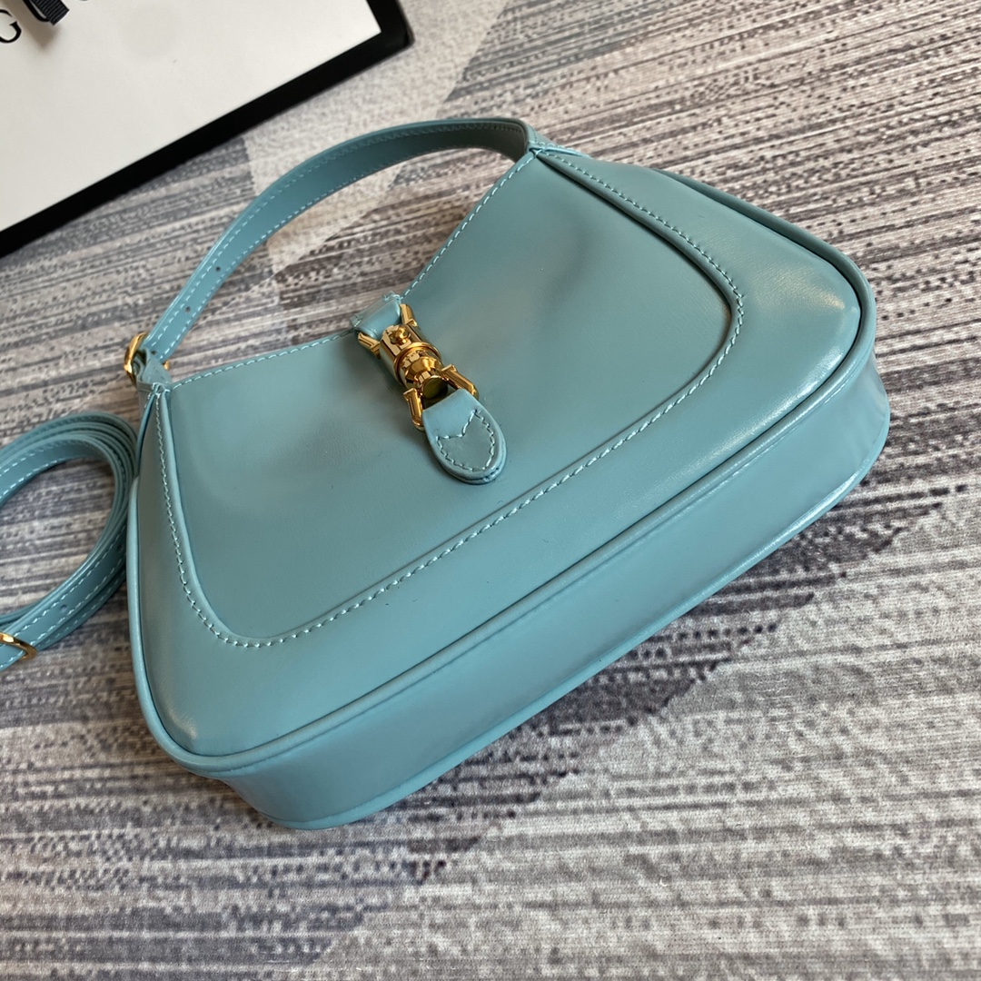 Gucci Jackie 1961 Mini Shoulder Bag 637091 Light blue